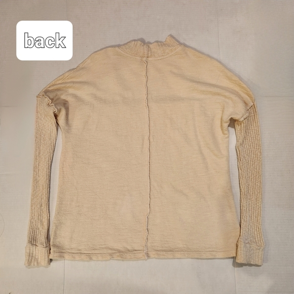 Anthropologie x Amadi Francesca Mock Neck Top Size M - Picture 2 of 8